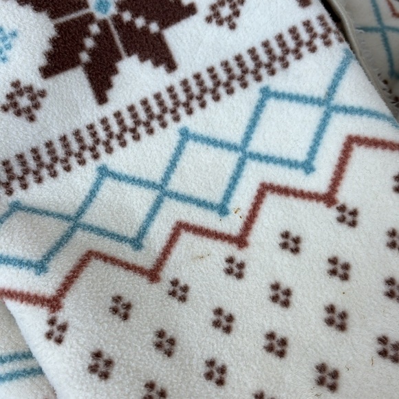 Steve Madden Women’s Sherpa Fleece Wrap Fairisle Print Hooded Jacket XL - Picture 8 of 8